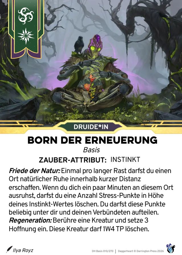 Karte Born der Erneuerung