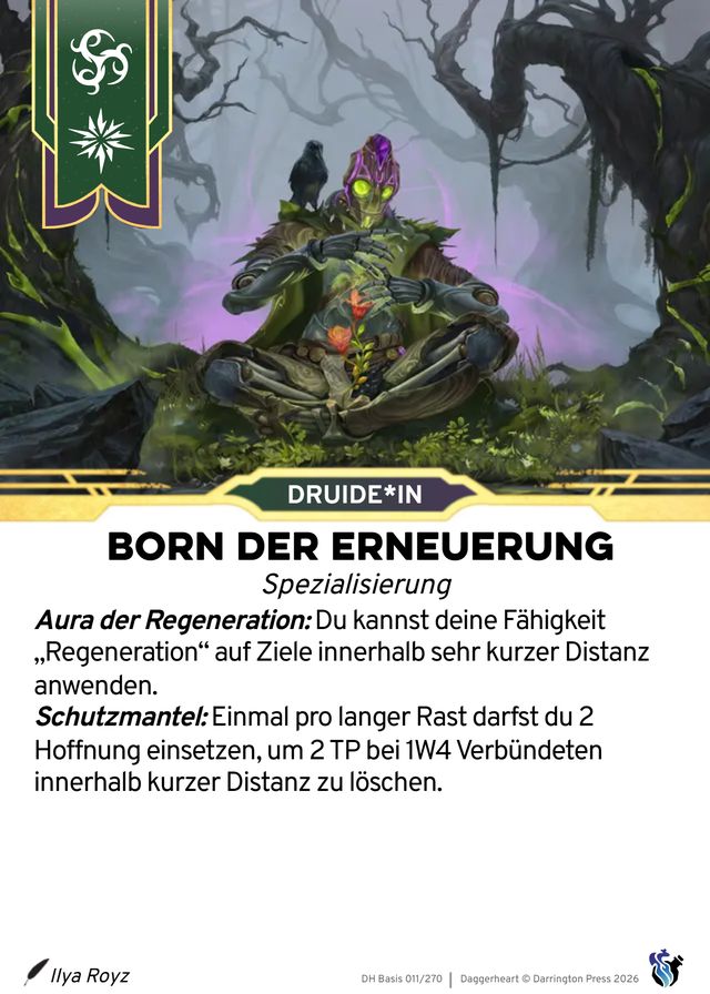Karte Born der Erneuerung