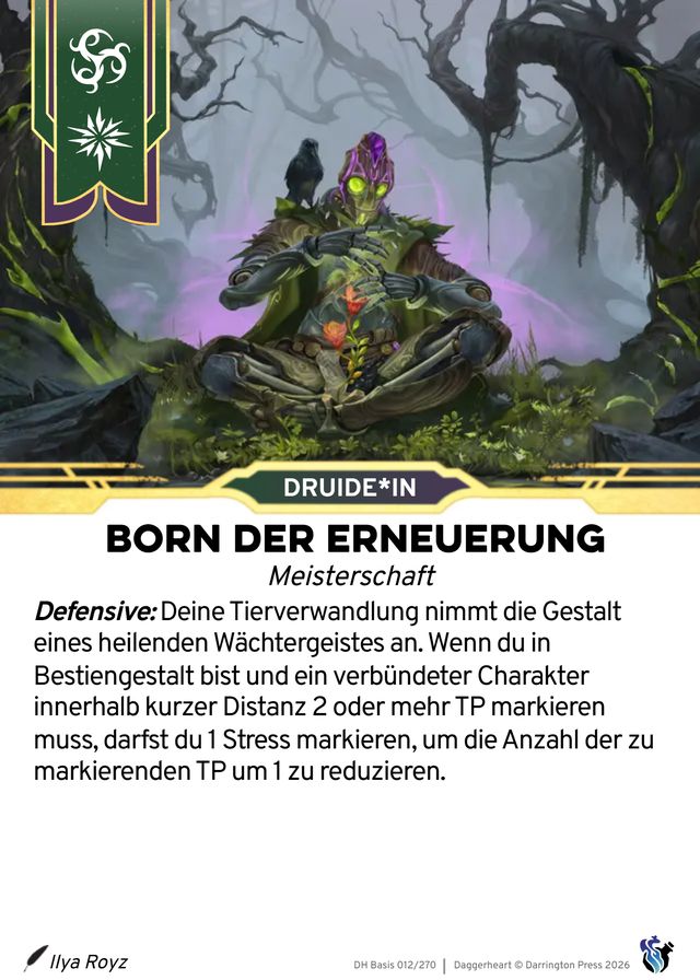 Karte Born der Erneuerung
