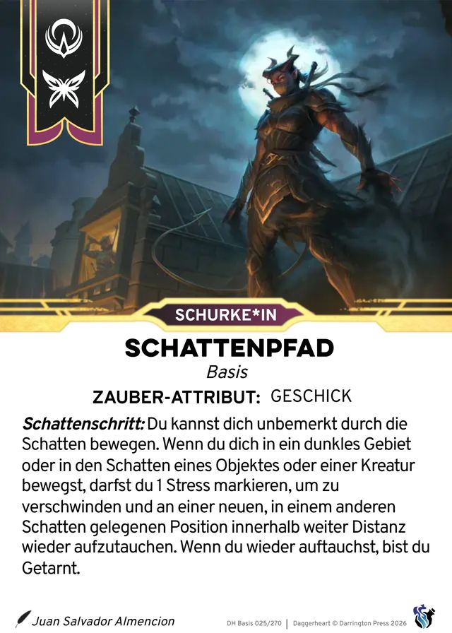 Karte Schattenpfad