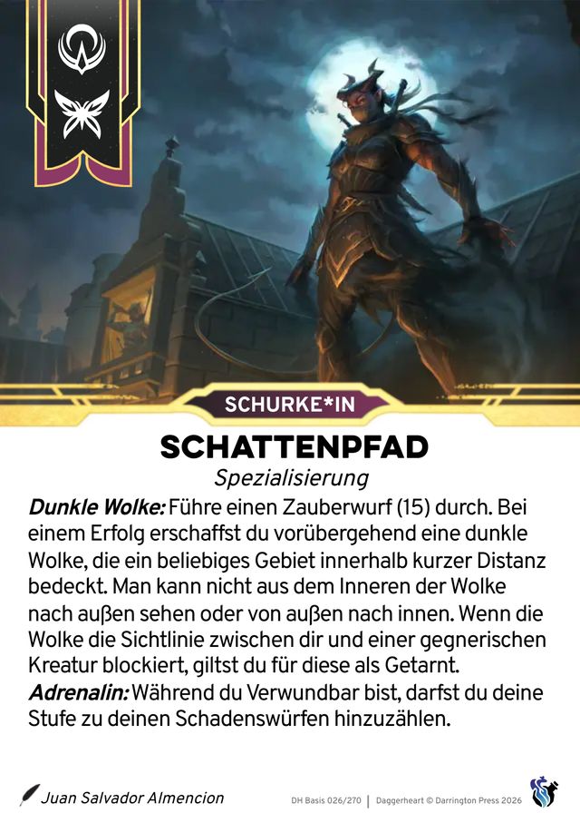 Karte Schattenpfad