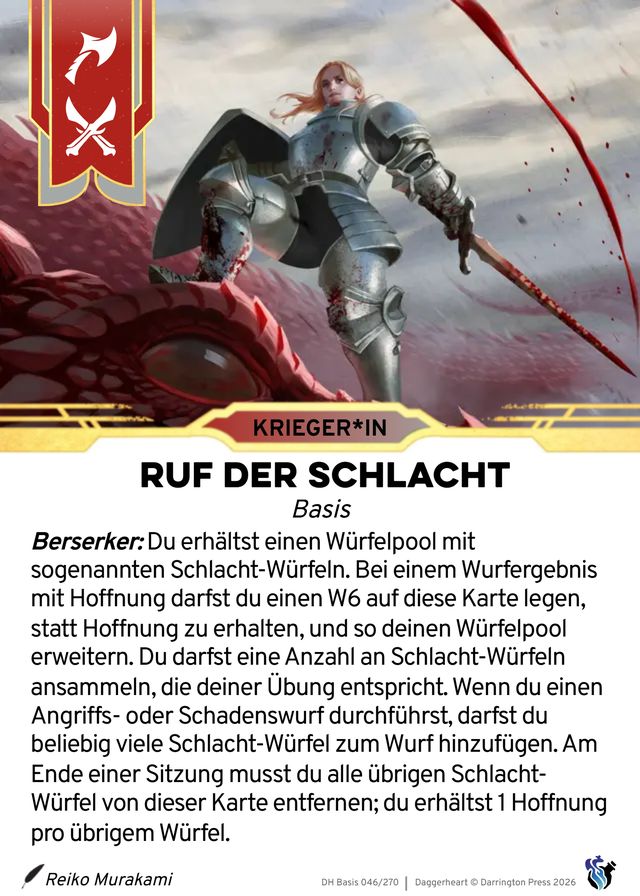 Karte Ruf der Schlacht