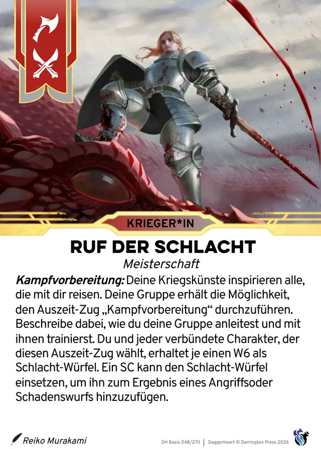 Karte Ruf der Schlacht