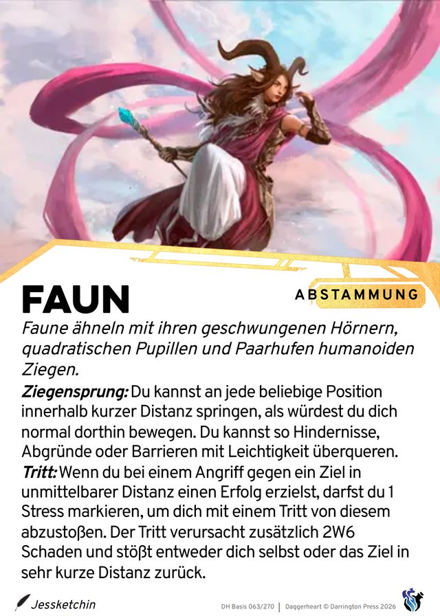 Karte Faun