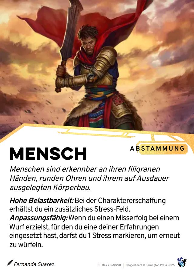 Karte Mensch