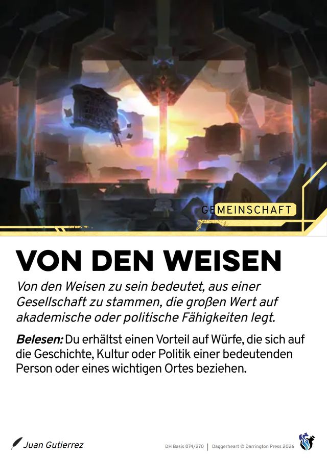 Karte Von den Weisen