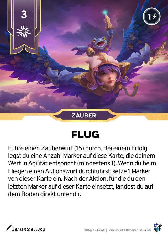 Karte Flug