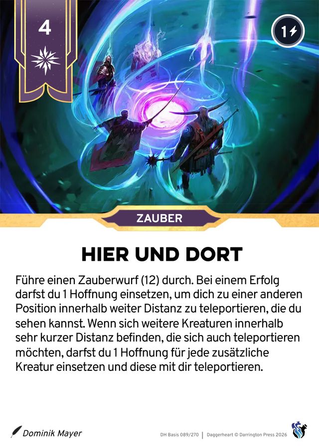 Karte Hier und Dort