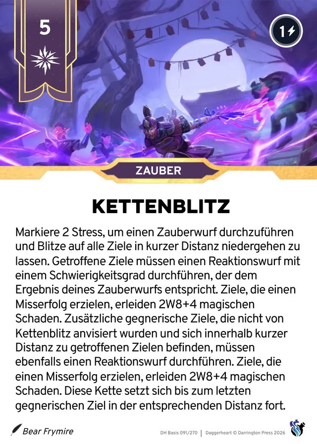 Karte Kettenblitz