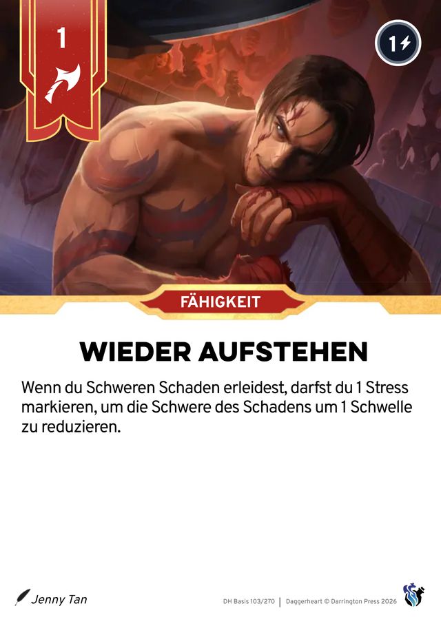 Karte Wieder aufstehen