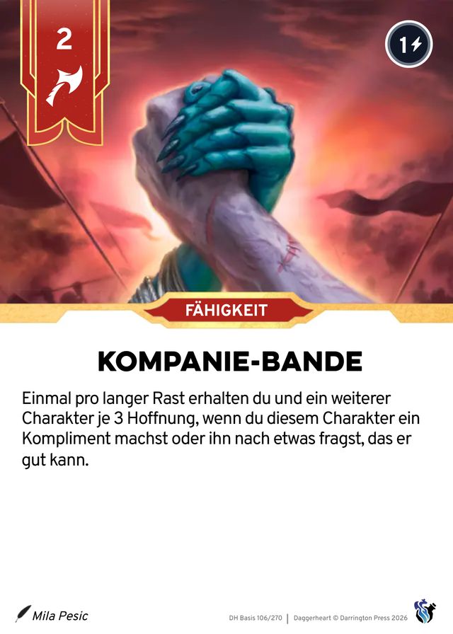 Karte Kompanie-Bande