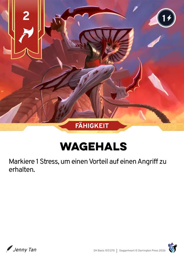 Karte Wagehals