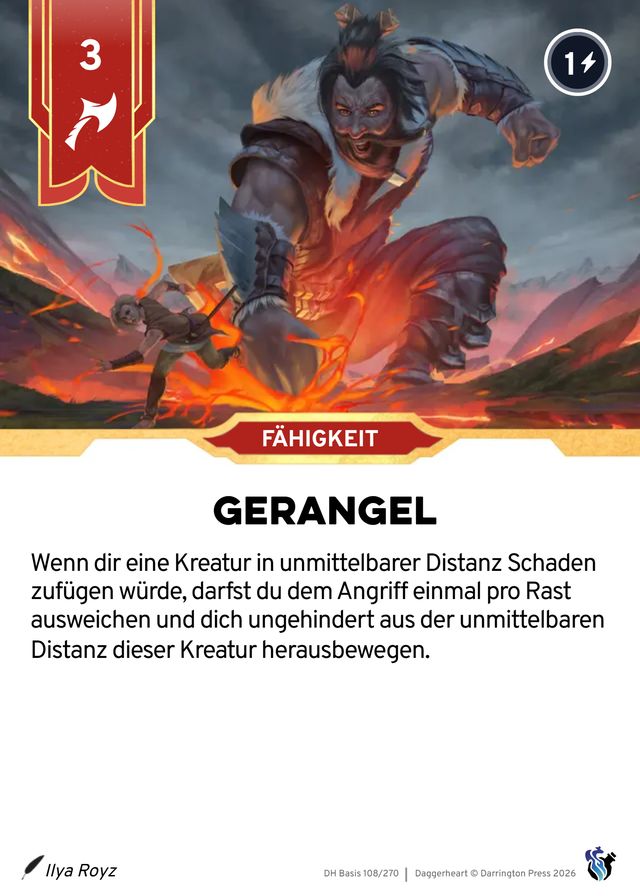 Karte Gerangel