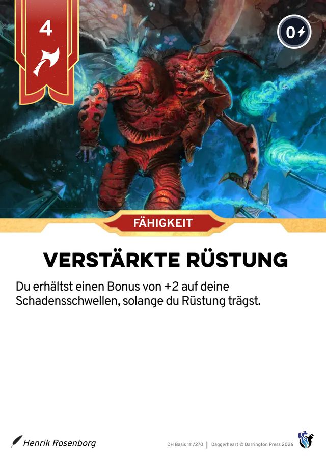 Karte Verstärkte Rüstung