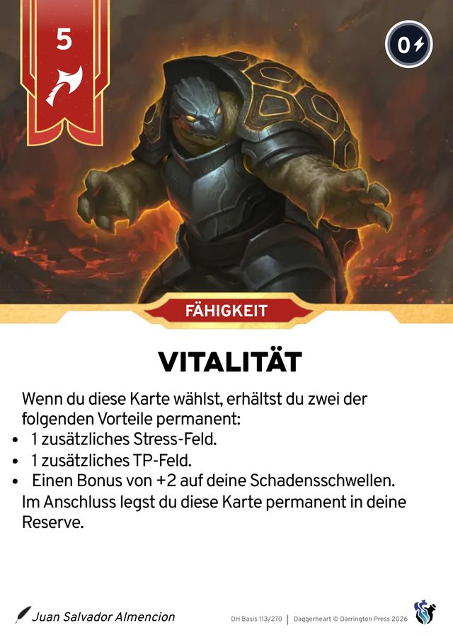 Karte Vitalität