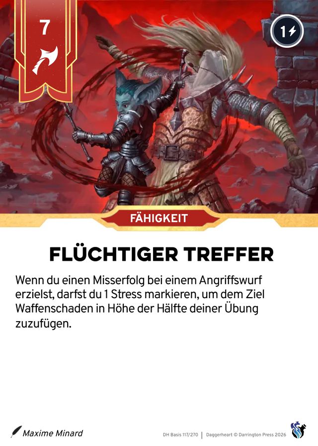Karte Flüchtiger Treffer