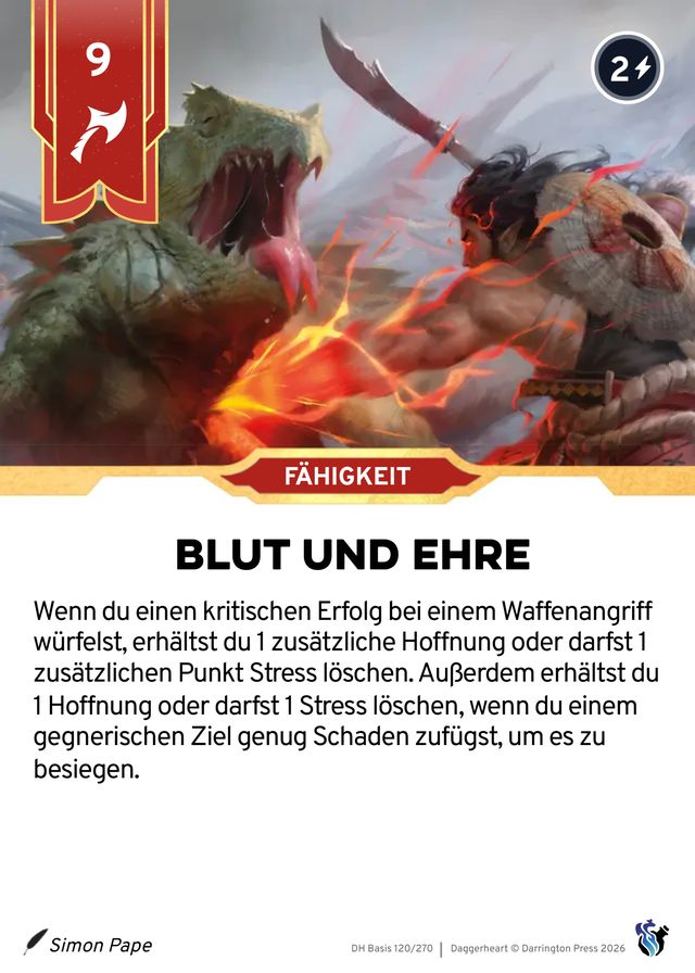 Karte Blut und Ehre