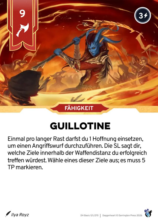 Karte Guillotine