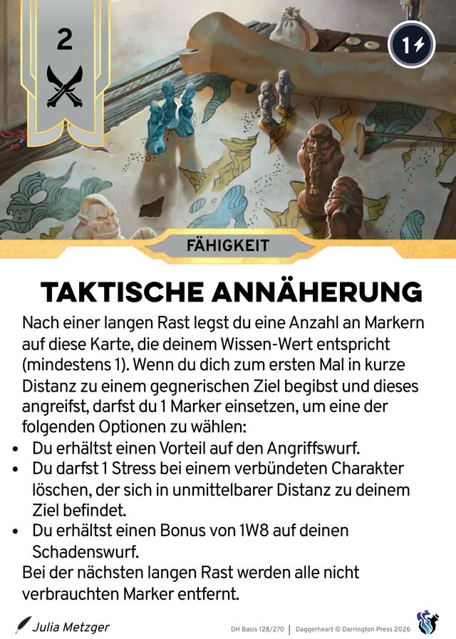 Karte Taktische Annäherung