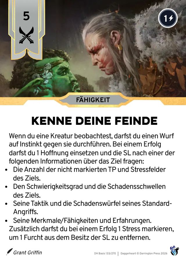 Karte Kenne deine Feinde