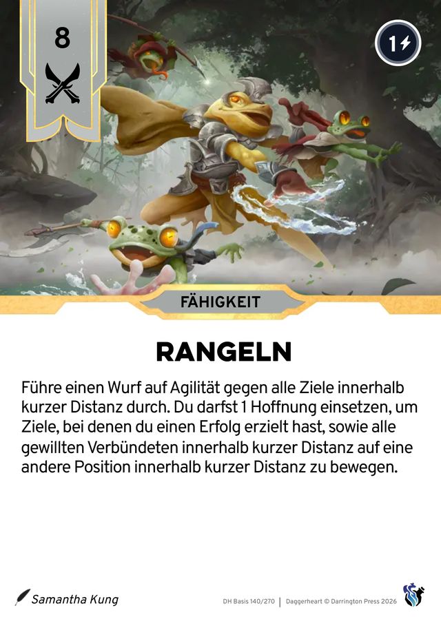 Karte Rangeln