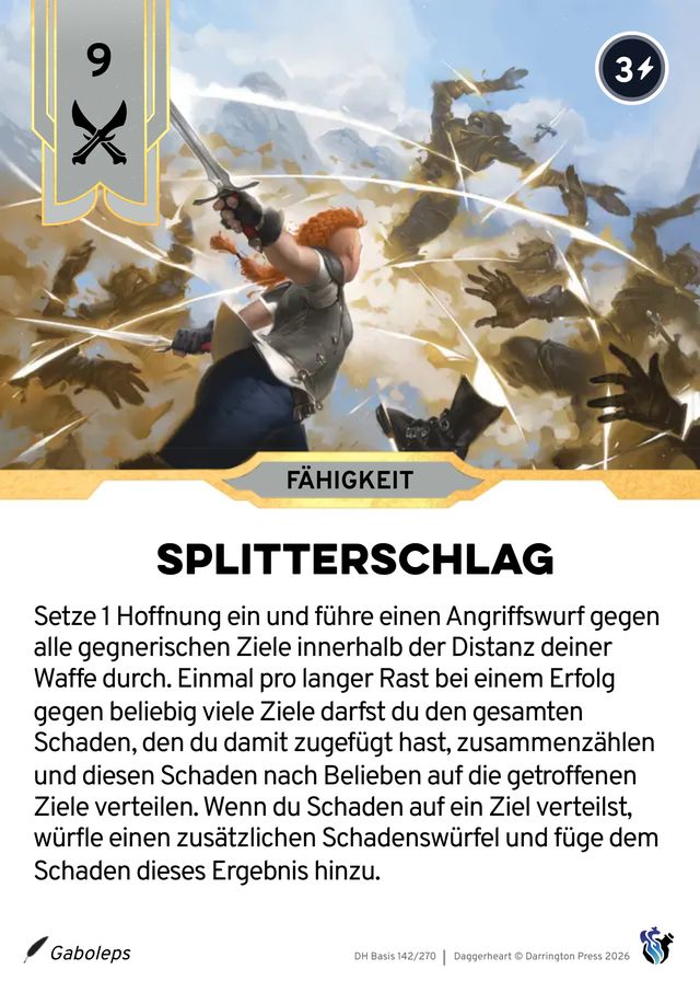 Karte Splitterschlag