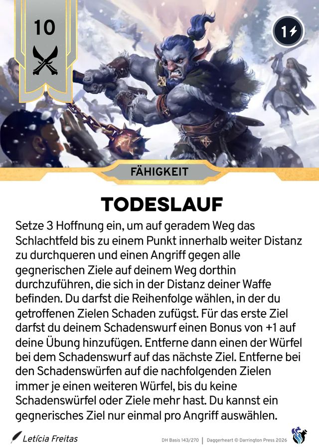 Karte Todeslauf