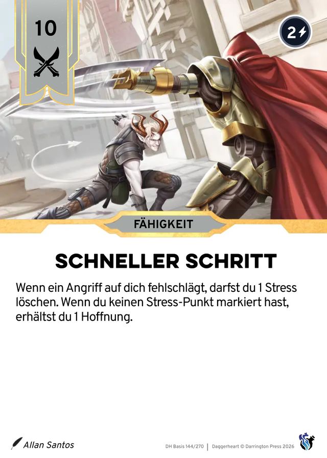 Karte Schneller Schritt