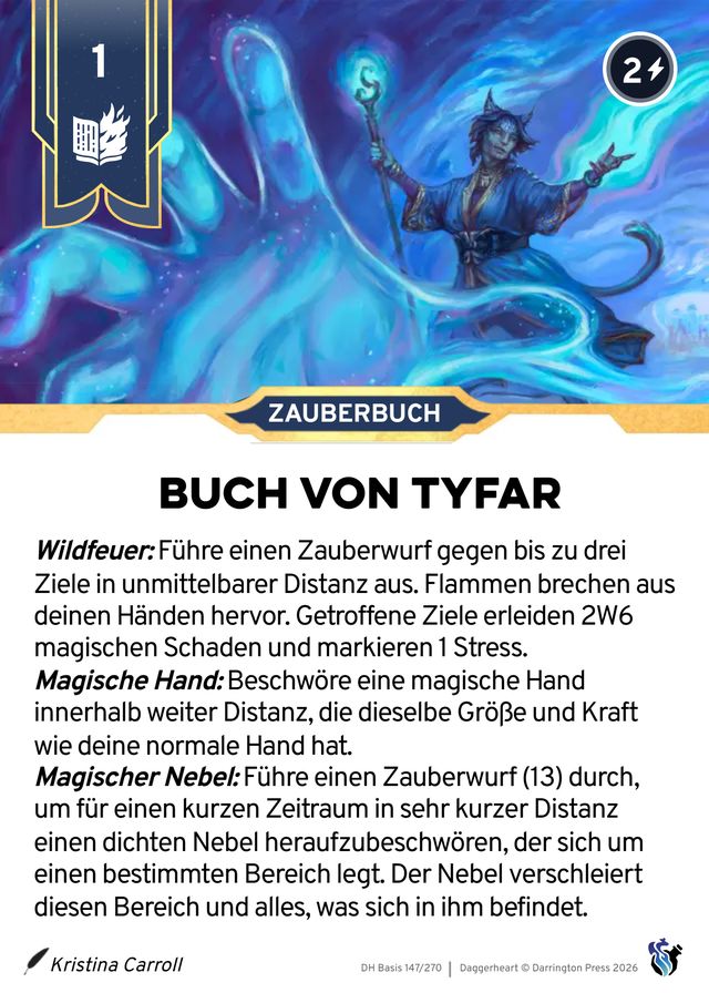 Karte Buch von Tyfar