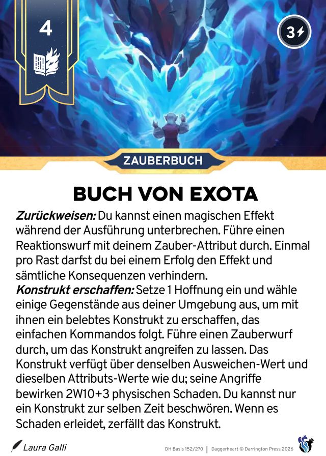Karte Buch von Exota