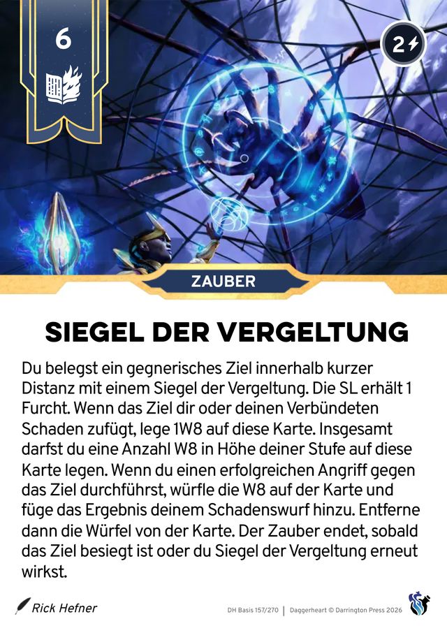Karte Siegel der Vergeltung