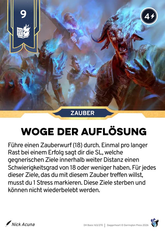 Karte Woge der Auflösung