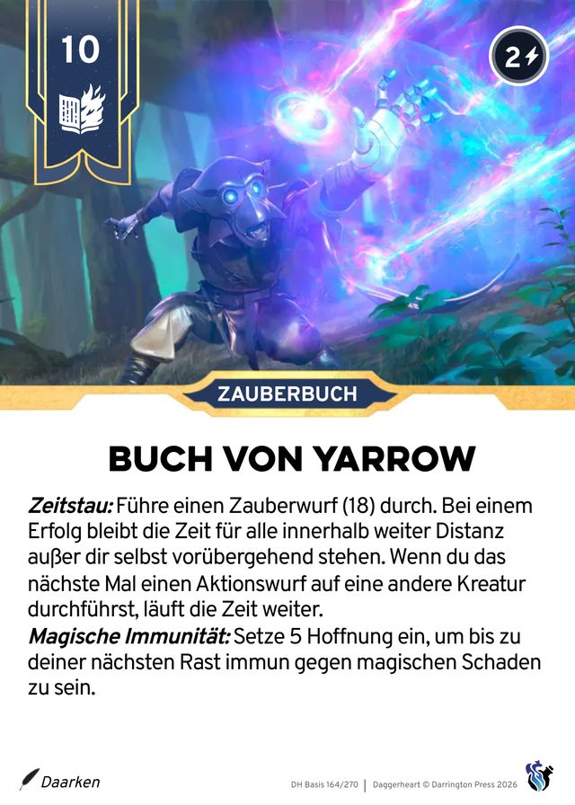 Karte Buch von Yarrow