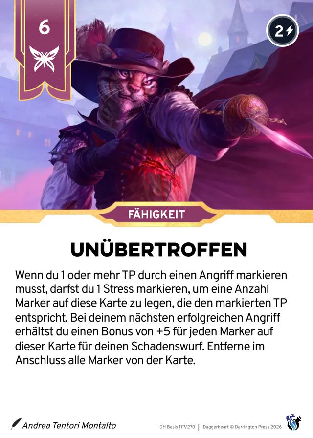 Karte Unübertroffen