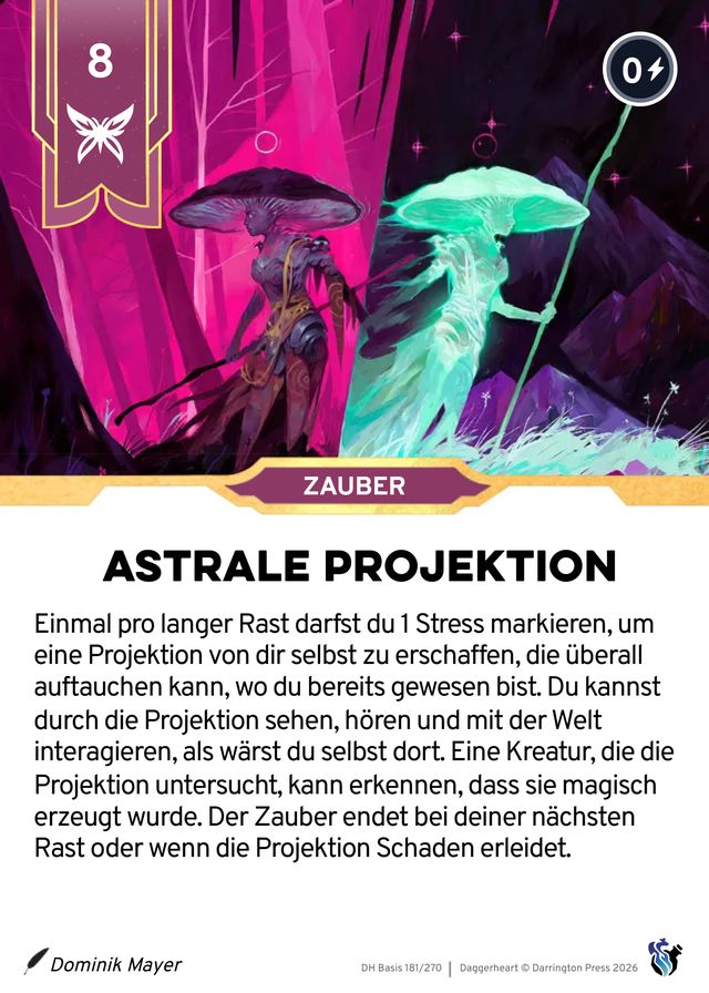 Karte Astrale Projektion