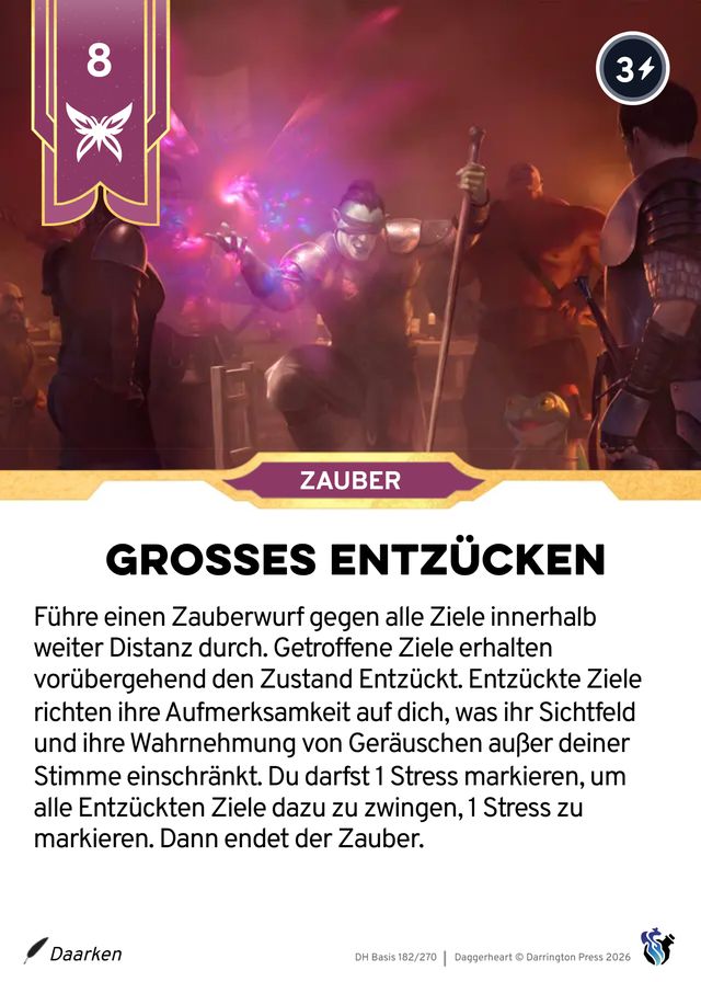 Karte Großes Entzücken