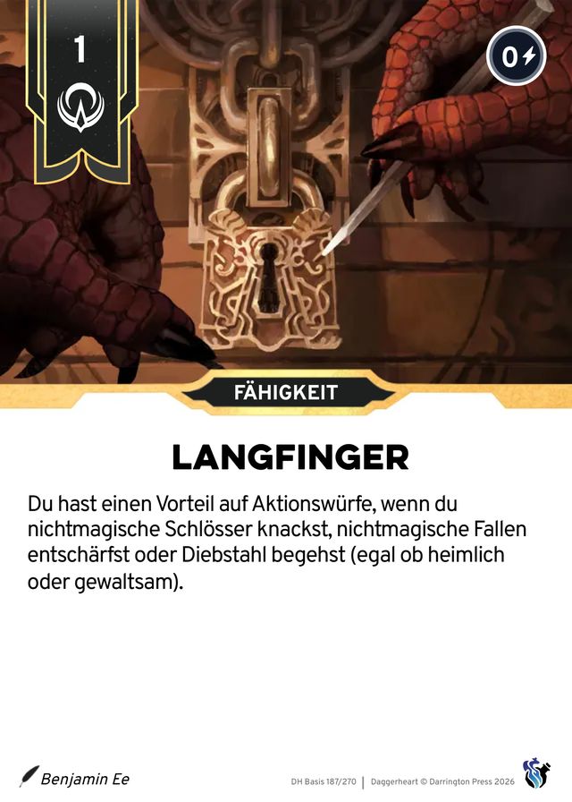 Karte Langfinger