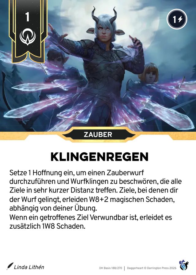 Karte Klingenregen