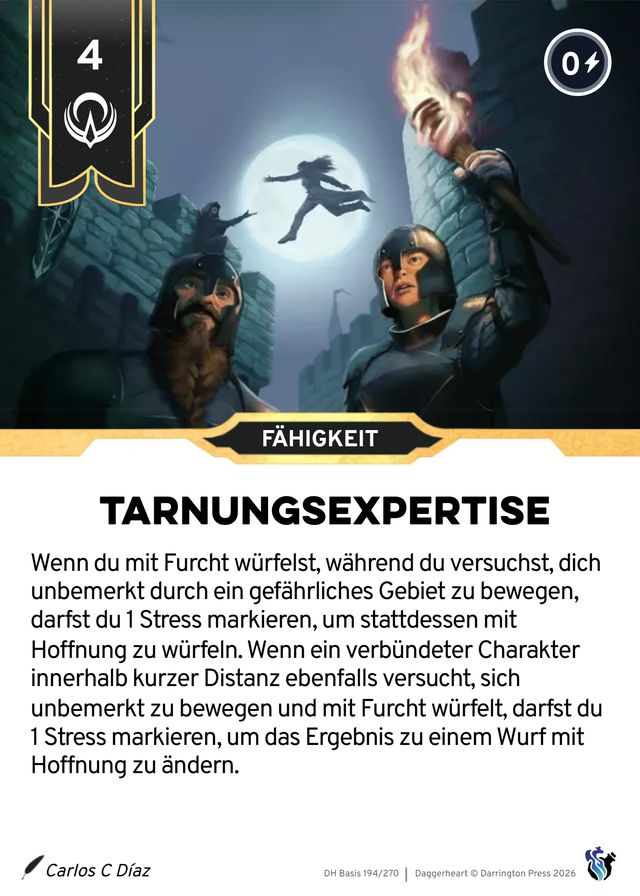 Karte Tarnungsexpertise