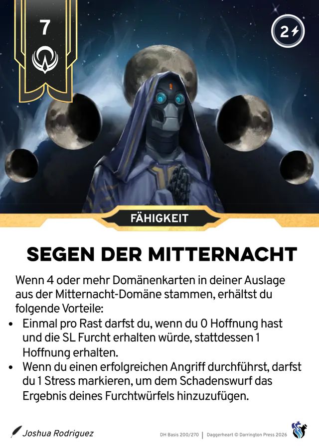 Karte Segen der Mitternacht