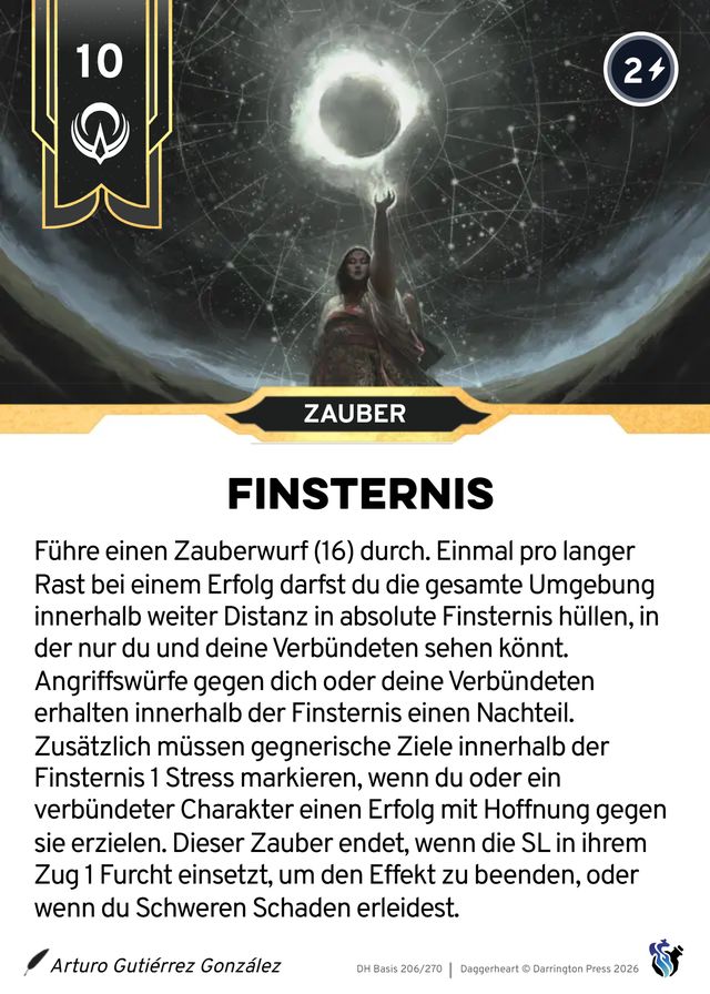 Karte Finsternis
