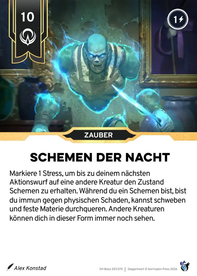 Karte Schemen der Nacht