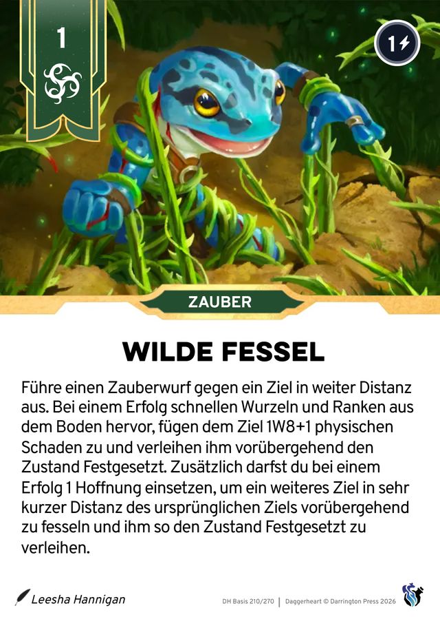 Karte Wilde Fessel