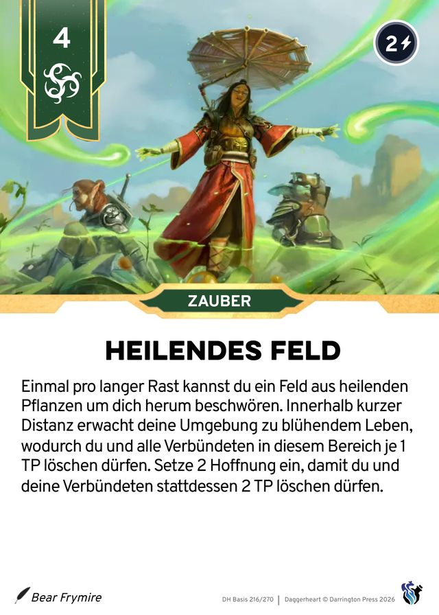 Karte Heilendes Feld