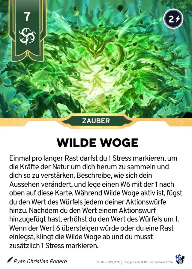 Karte Wilde Woge