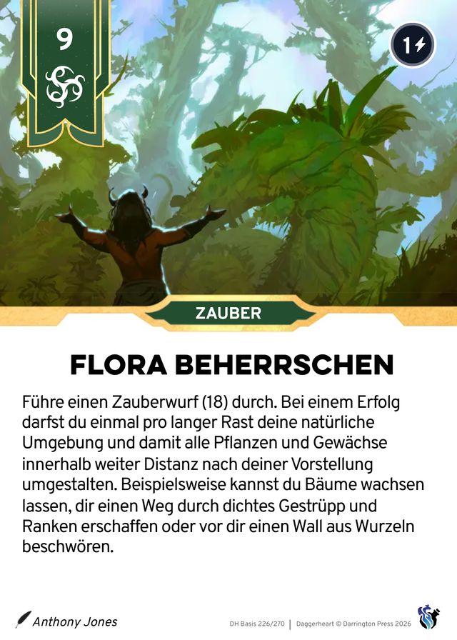 Karte Flora beherrschen