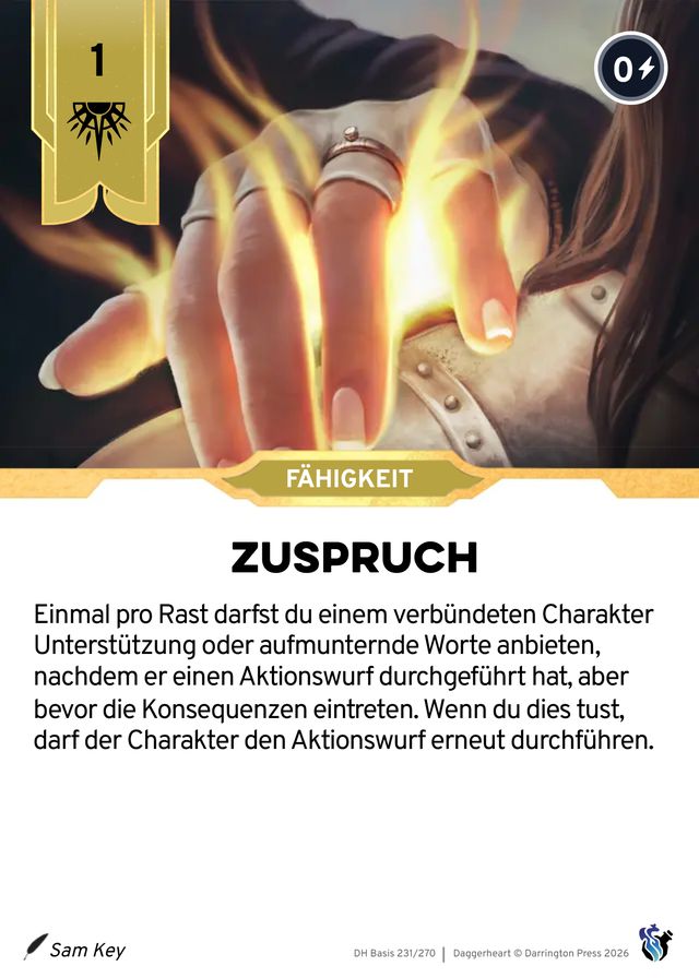 Karte Zuspruch