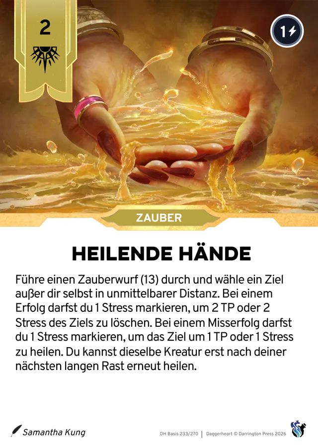 Karte Heilende Hände