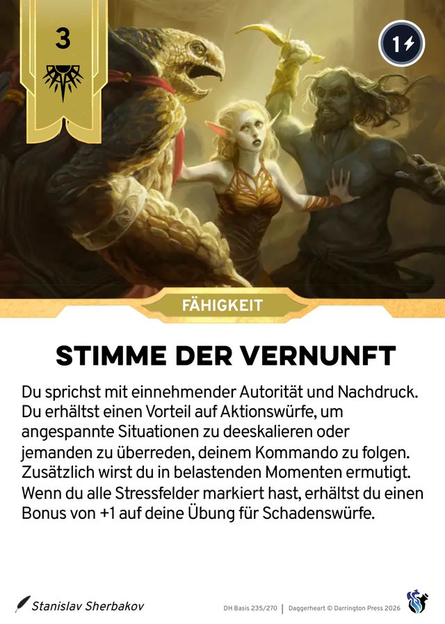 Karte Stimme der Vernunft