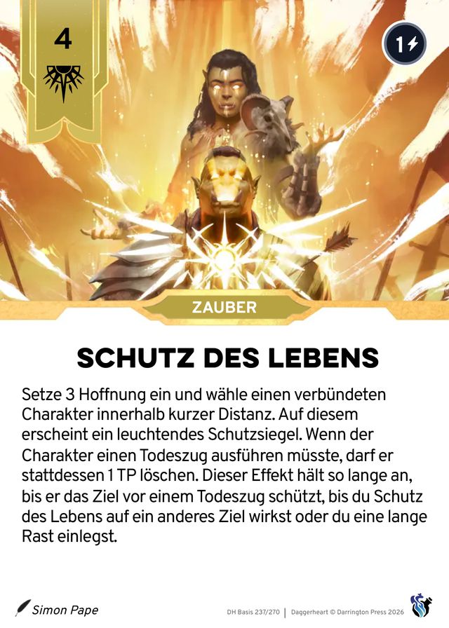 Karte Schutz des Lebens